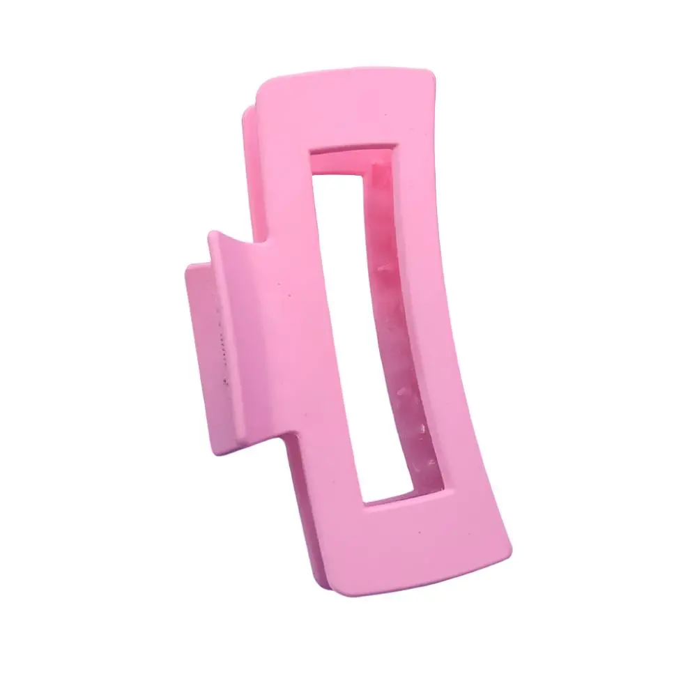 Large Classic Matte Hair Claw Clip - Spring Pink 1