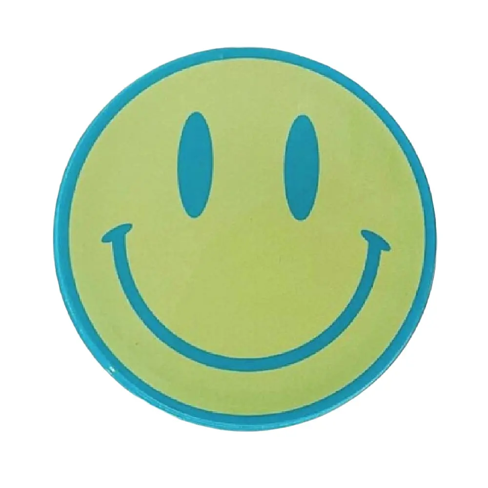 Green Smile Coaster 1