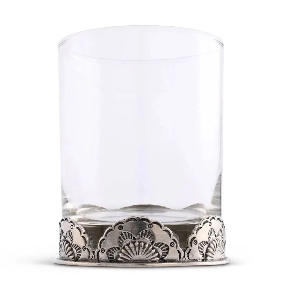 Vagabond House Pewter Western Double Old Fashioned Glass 1
