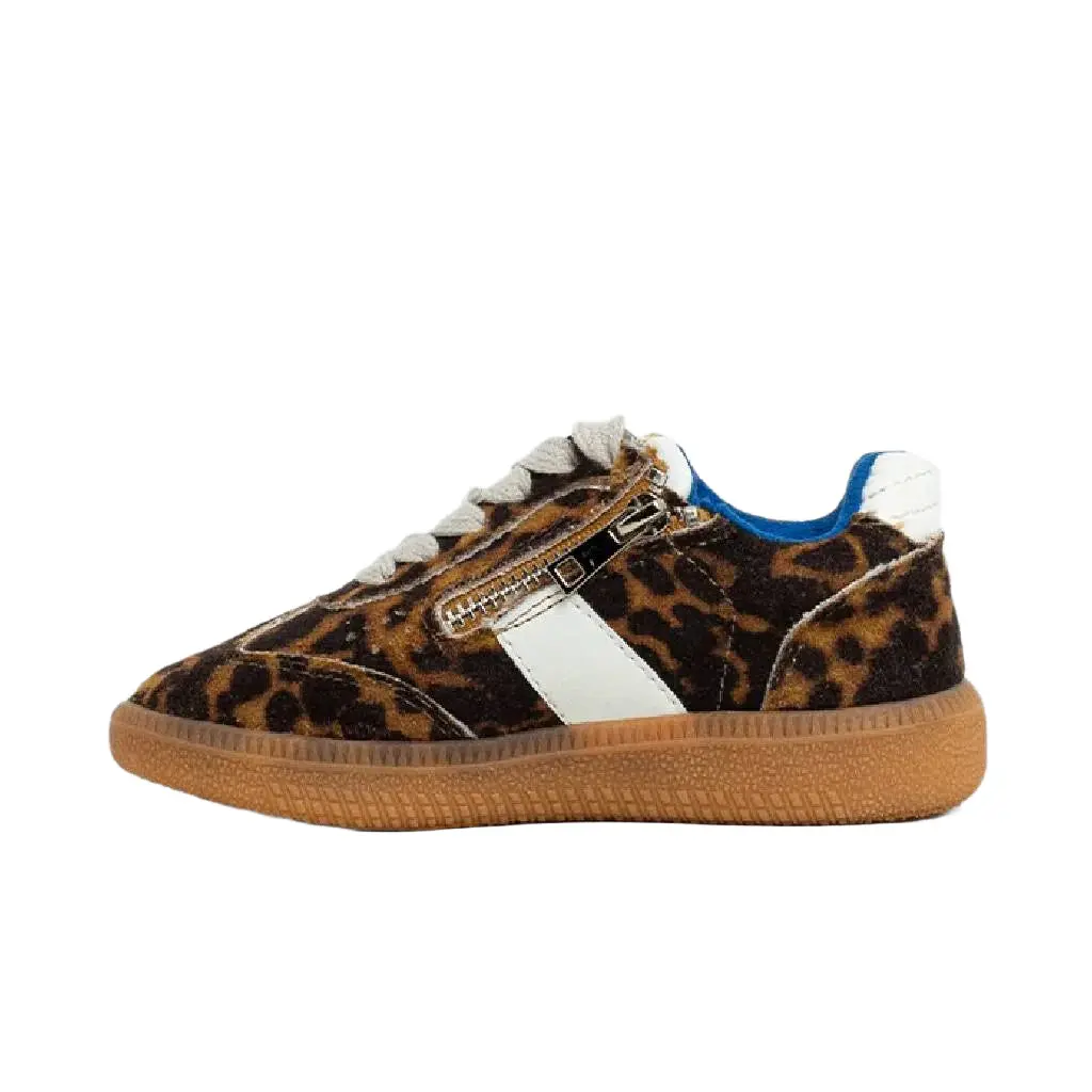 Shushop Toddler Girl's Sydney Mini Leopard Print Sneaker 1