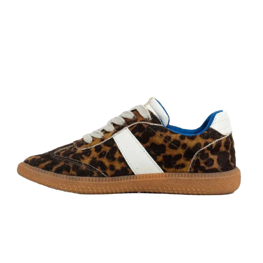Shushop Girl's Sydney Mini Leopard Print Sneaker 1