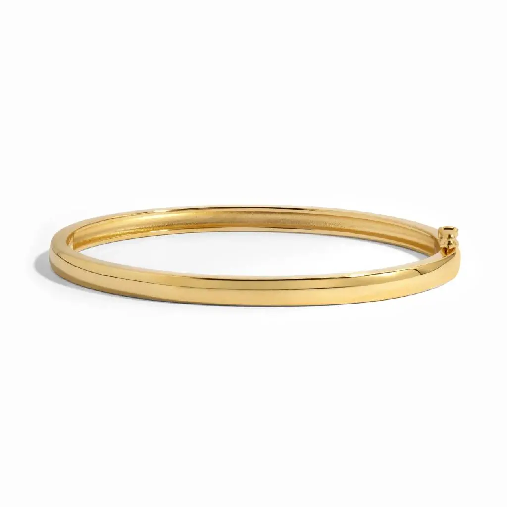 Solid Gold 7" Bangle 1