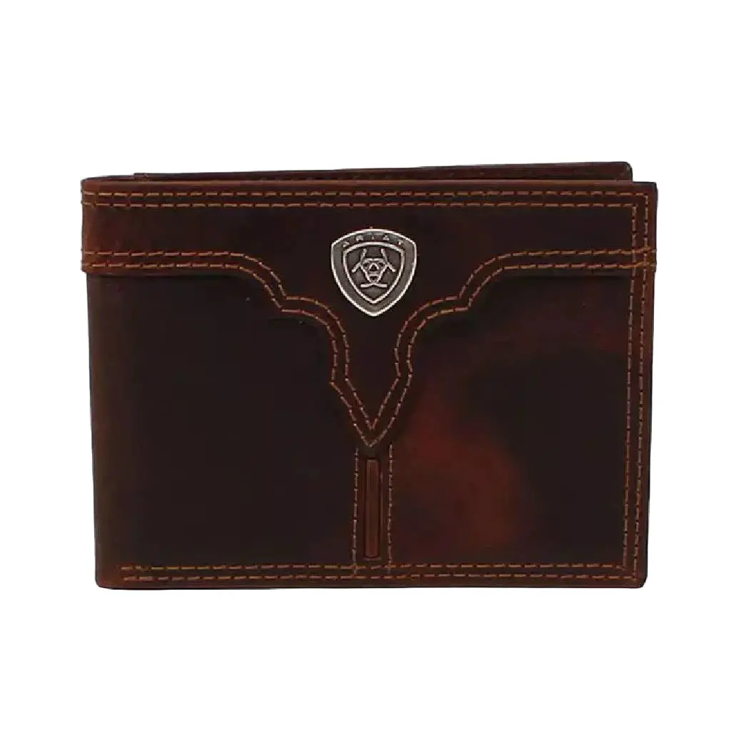 Ariat Center Bump Shield Bifold Wallet 1