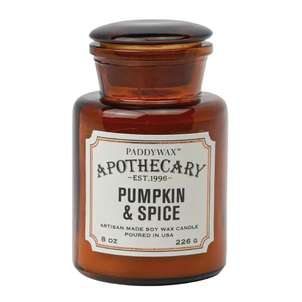 Paddywax 8Oz Apothecary Candle - Pumpkin & Spice 1