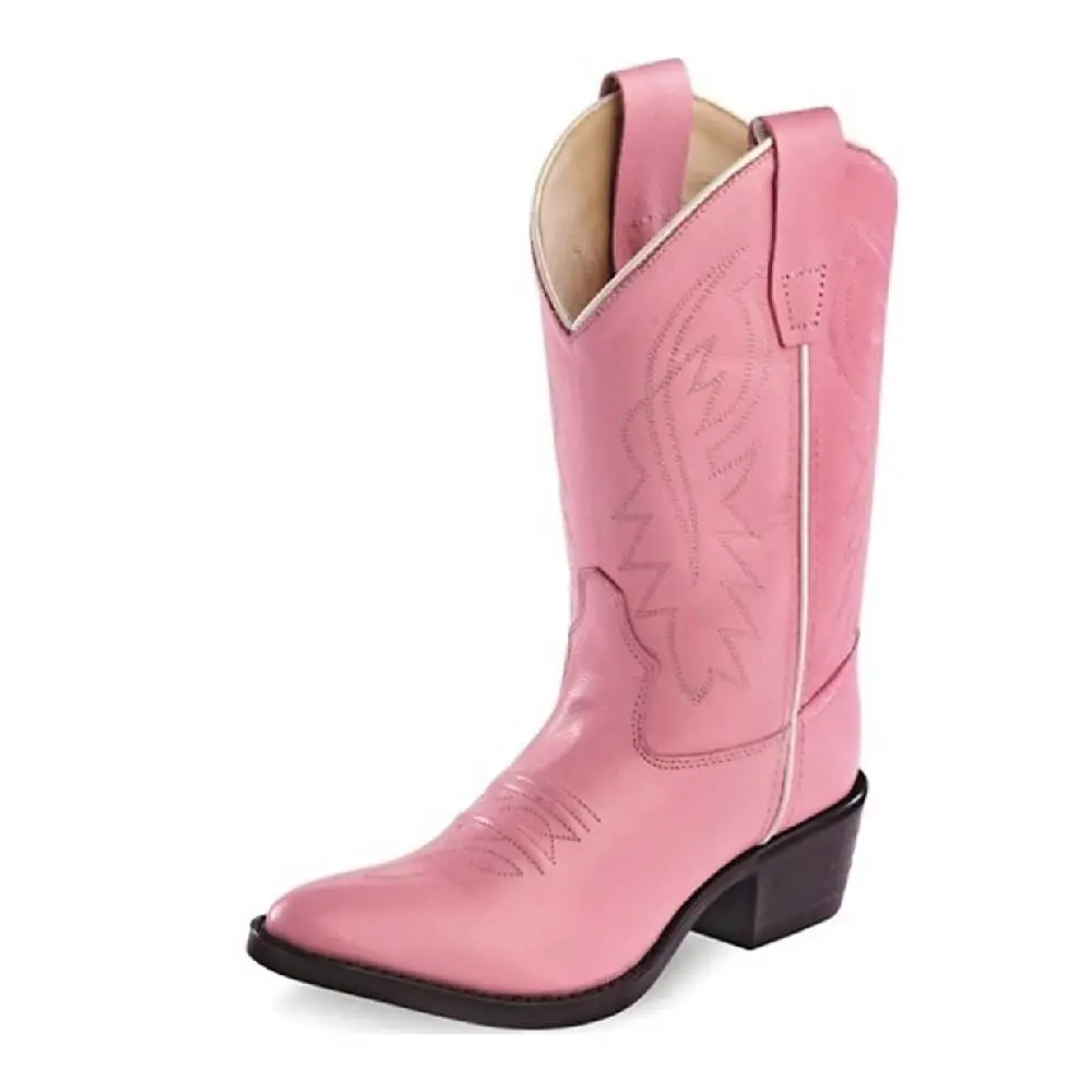 Old West Girl's Pink Boot 1