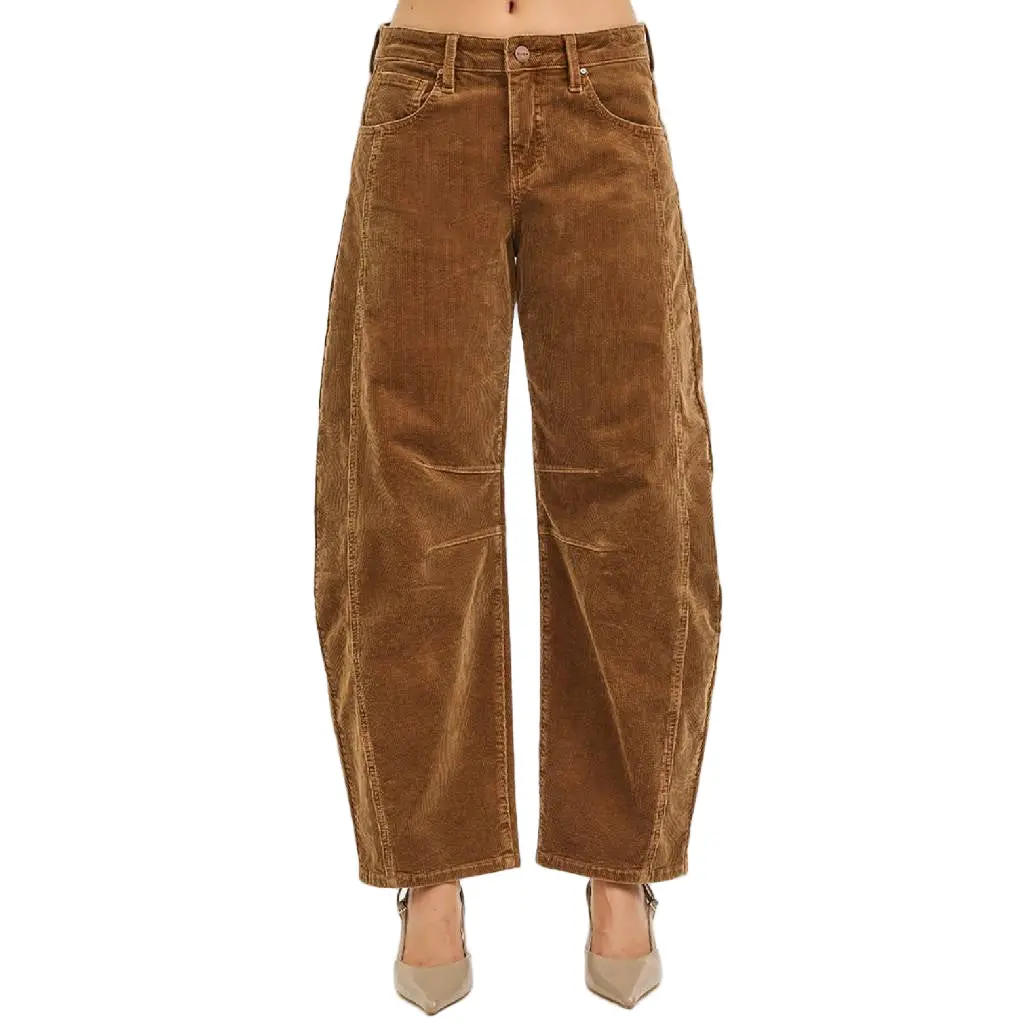 Risen Barrel Corduroy Ankle Pant 1