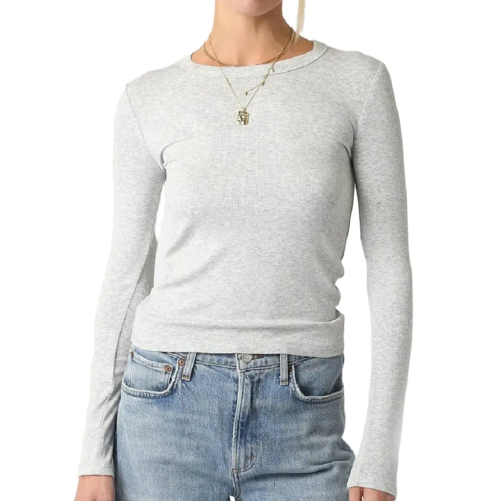 Light Heather Grey Jessie Top - Final Sale 1