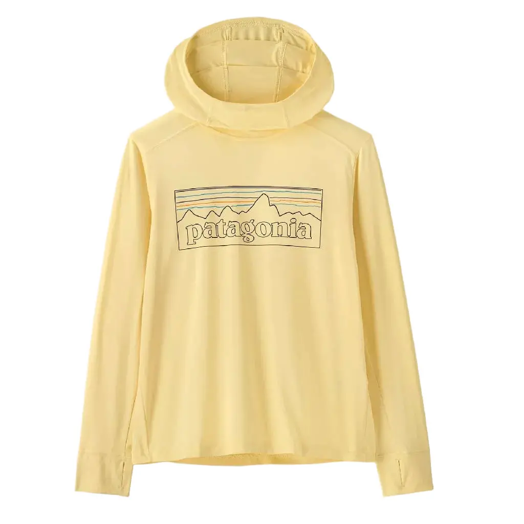 Patagonia Kid's Capilene Silkweight Hoodie - Buttercup Yellow 1
