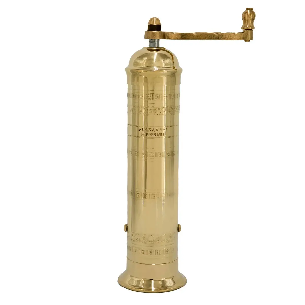 The Original Large Brass Mill 10" Pepper Grinder 1