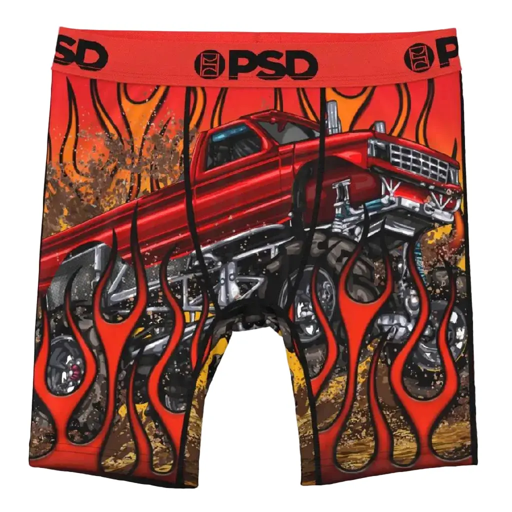 Psd Boy's Monster Wheels Boxer Brief 1