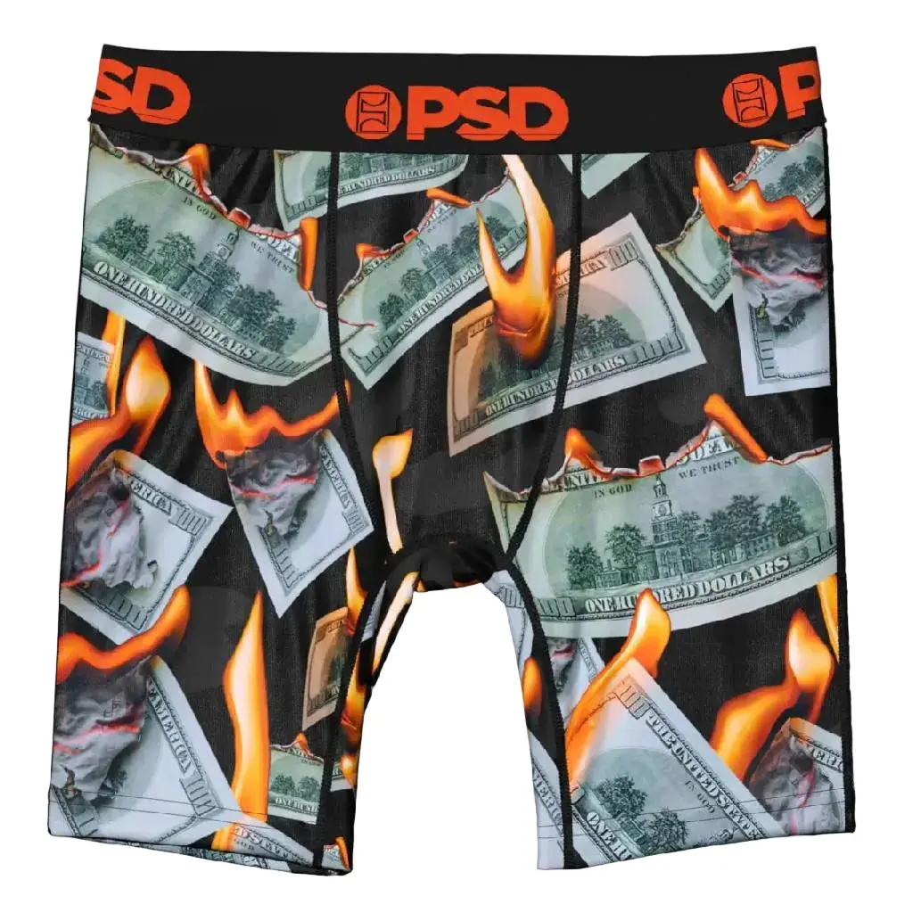 Psd Boy's Fire Stacks Boxer Brief 1
