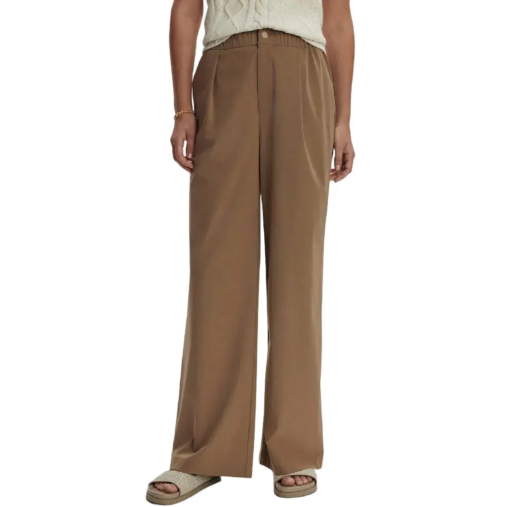Kayson Wide Leg Taupe Stone Pant 1