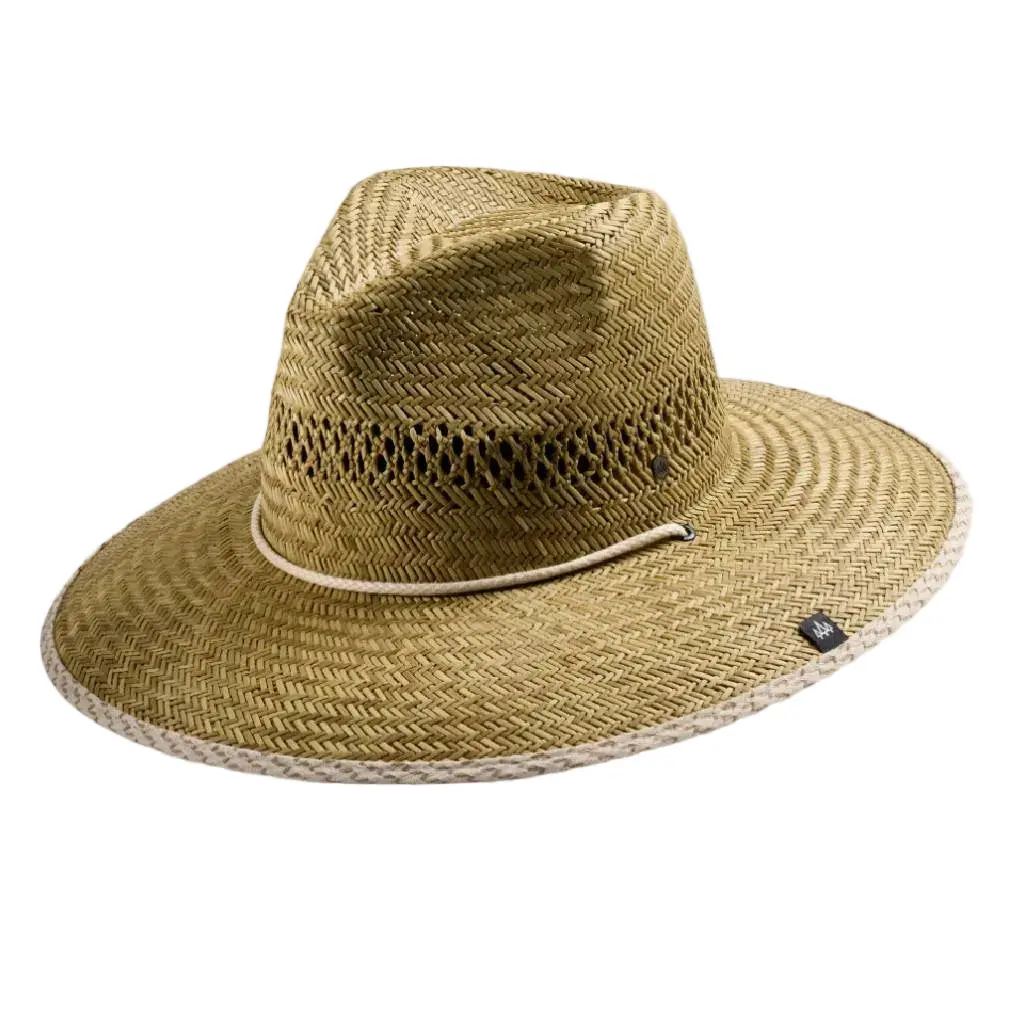 Hemlock Upf 50+ Lifeguard Straw Hat - Seedpearl 1