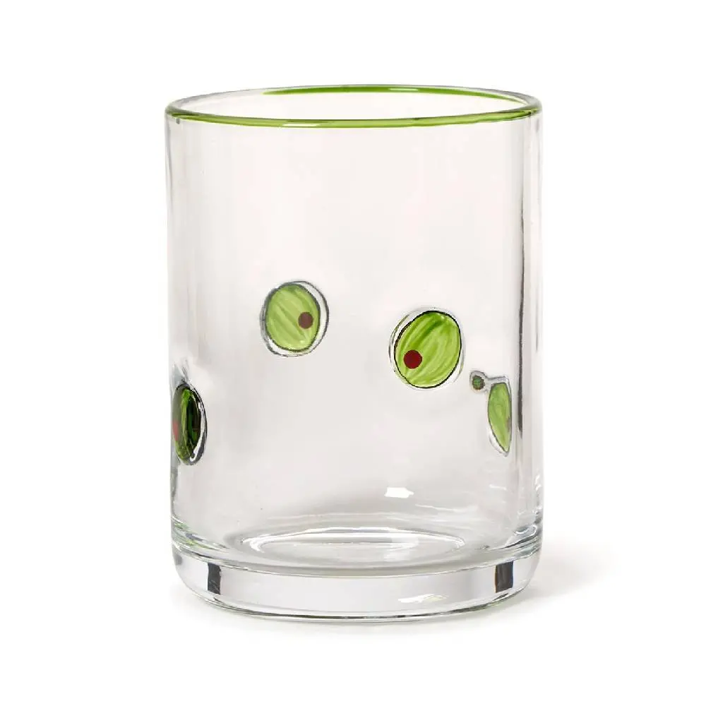 Martini Olive Double Old Fashion Glass 1