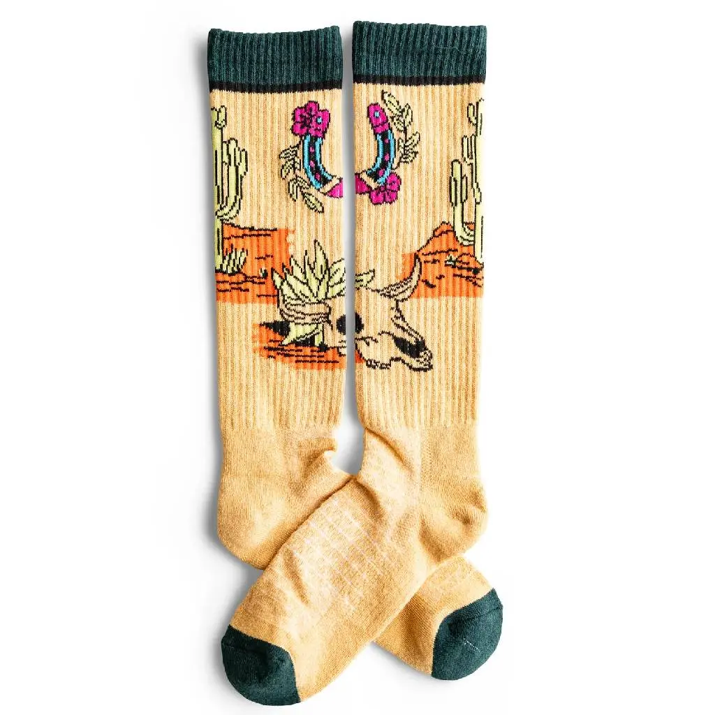 Lucky Chuck Bad Cowgirl Co Dead Heat Performance Crew Socks 1