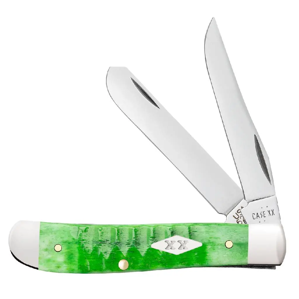 Case Bright Green Bone - Gator Jig Mini Trapper 1