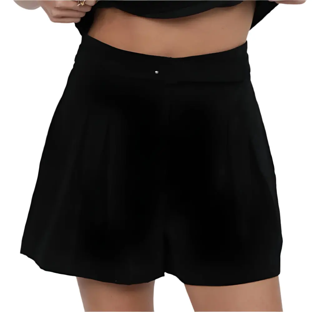 Sage The Label My Heart Crepe Belted Short - Final Sale 1