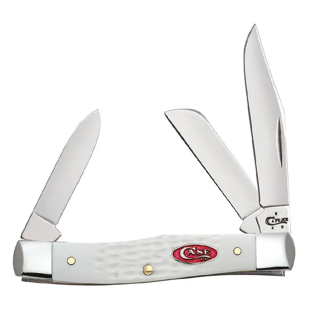 Case Sparxx™ White Jigged Synthetic Medium Stockman 1