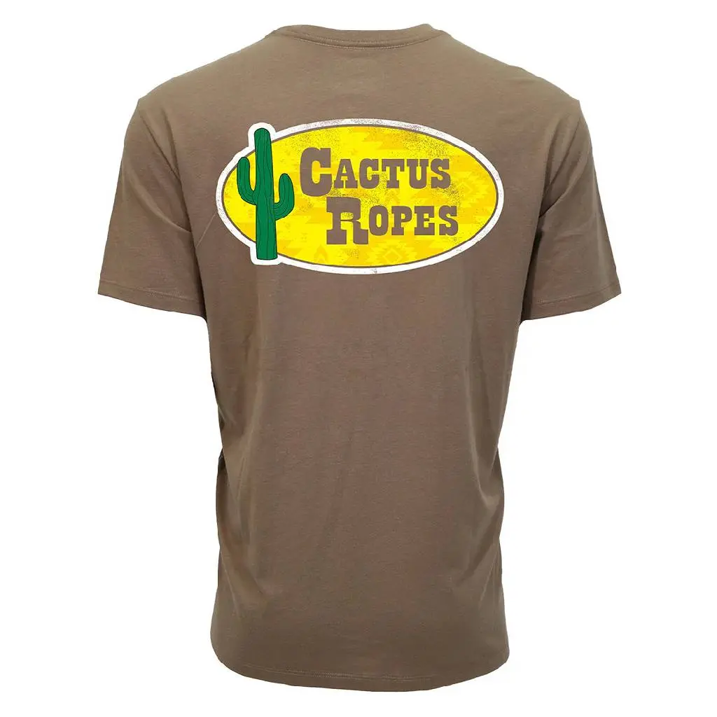 Hooey Boy's Cactus Rope Brown Tee 1