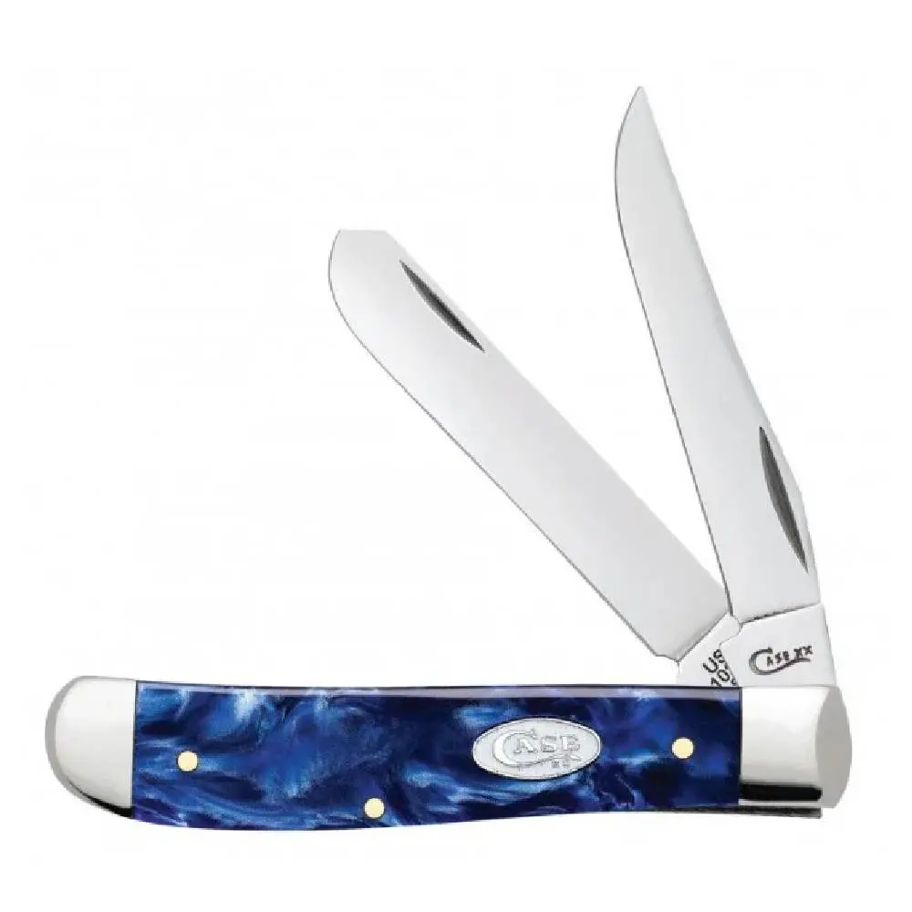 Case Blue Pearl Kirinite Mini Trapper 1