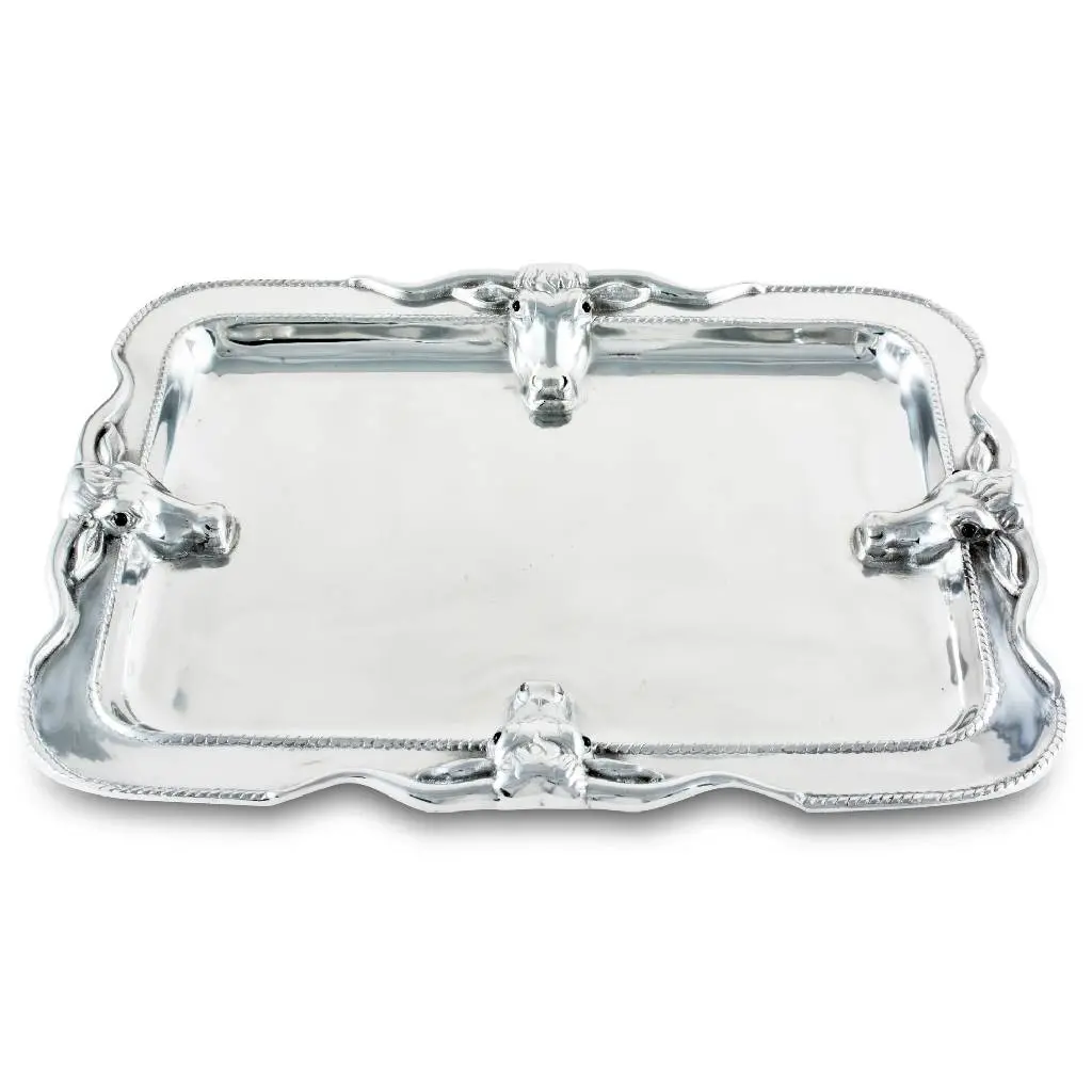 Large Longhorn Platter 1
