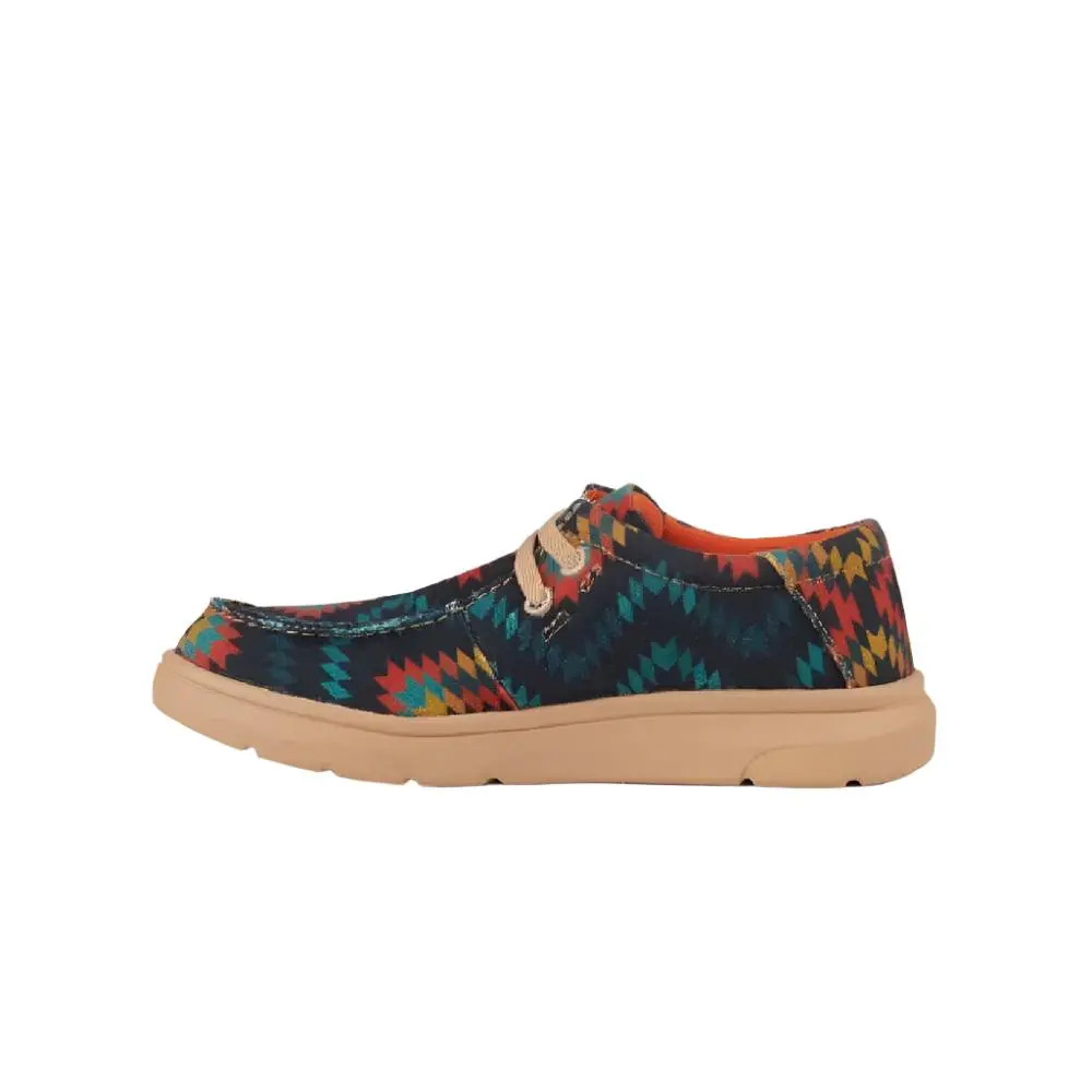 Ariat Kid's Hilo Aztec Print Shoe 1