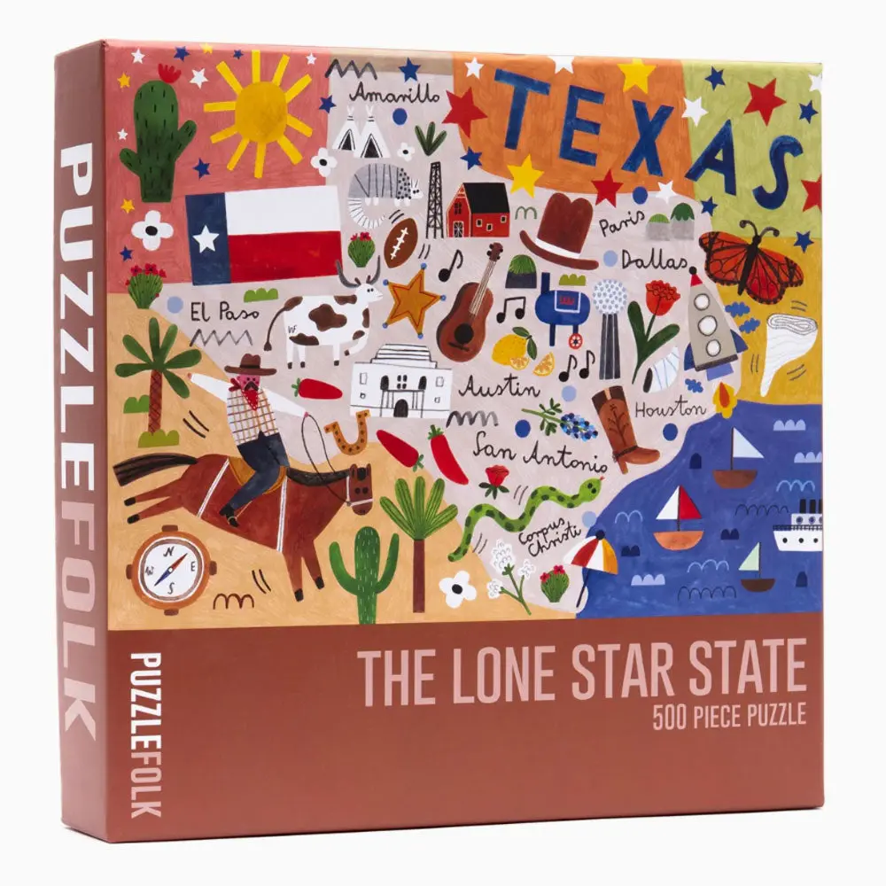 The Lone Star State 500 Piece Texas Puzzle 1