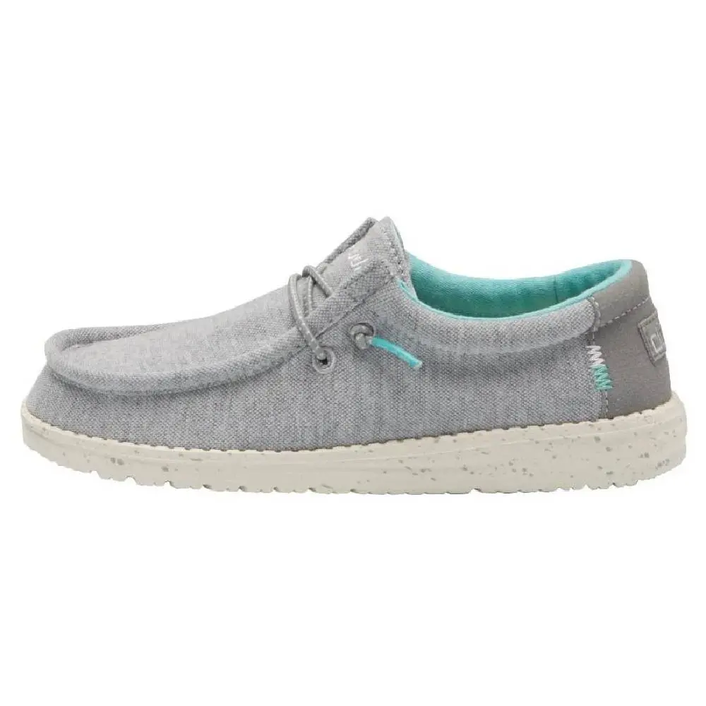 Hey Dude Youth Wally - Stretch Grey 1