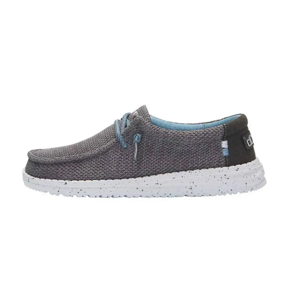 Hey Dude Youth Wally Sox - Sharkskin 1