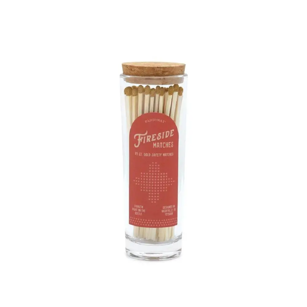 Fireside Safety Matches - Matte Gold 1