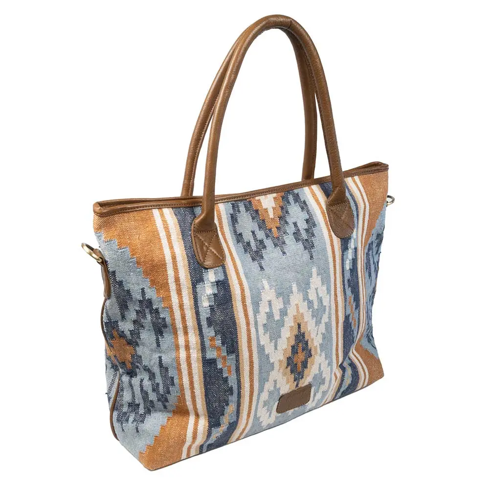 Scout Leather Co. Cassie Aztec Woven Tote - Final Sale* 1