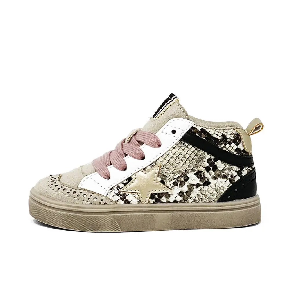Paulina Toddler Snakeskin Sneaker 1