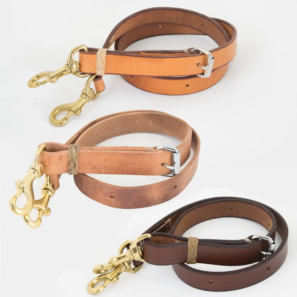 Teskey's 1" Tie Down Strap With Rawhide Accents 1