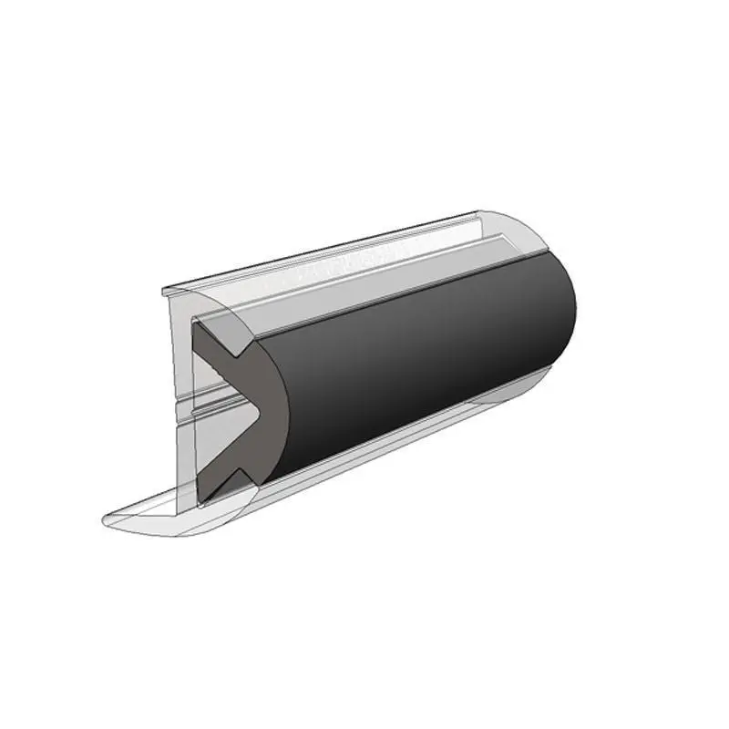 Taco Marine 1" X 1/2" Flexible Vinyl Insert 50' Black V12-0303Bka50-1 1
