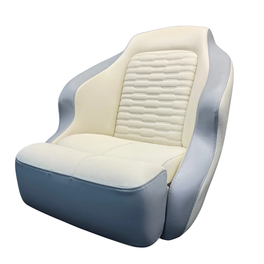 Taco Marine Limited Edition Anclote Bucket Seat, Ivory & Marble Ba1-25-Obs 1