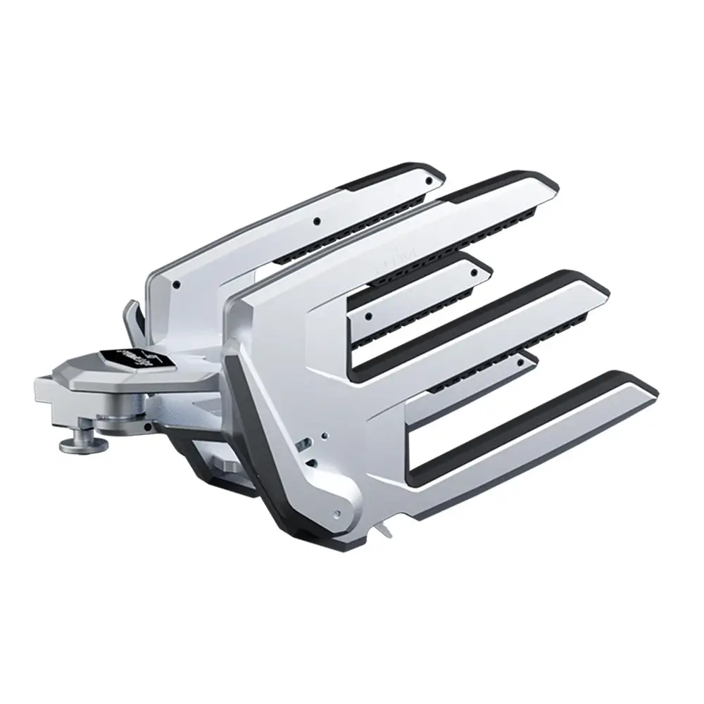 Ptm Watersports Clampforce 3.0 Clamping Wake Board Rack - Pair - Silver [P13491-9010Tebcl] 1