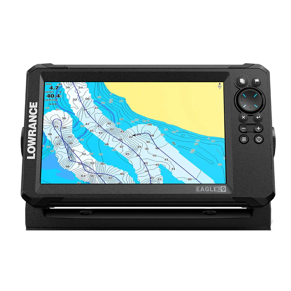 Lowrance Eagle Eye 9 Live W/T/M Transducer  C-Map Inland Charts [000-16129-001] 1