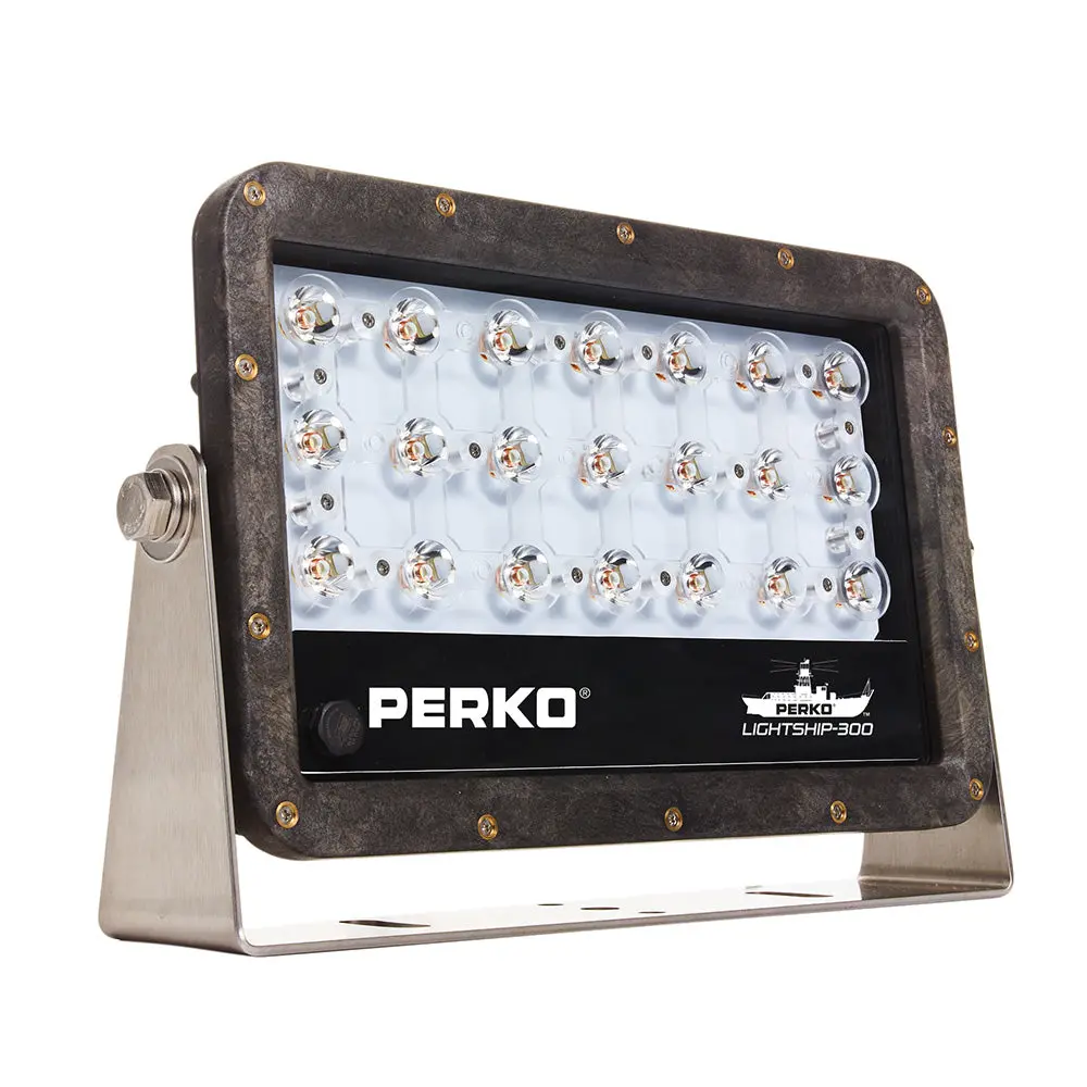 Perko Lightship 100 Led High Performance Floodlight - 12/24V - Black [1643100F0b] 1