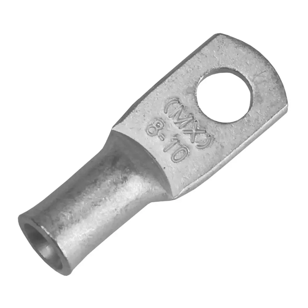 Pacer Tinned Lug 8 Awg - #10 Stud Size - 10 Pack [Tae8-10R-10] 1