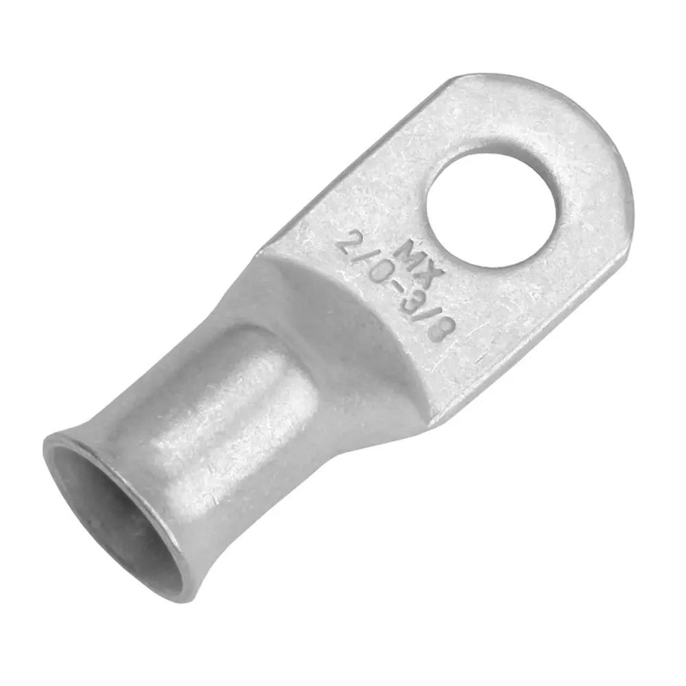 Pacer Tinned Lug 2/0 Awg - 3/8" Stud Size - 10 Pack [Tae2/0-38R-10] 1