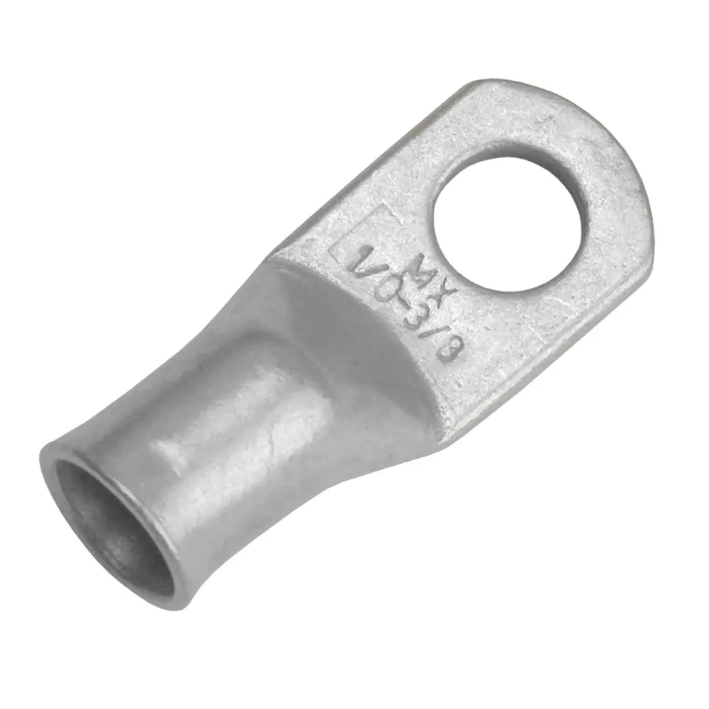 Pacer Tinned Lug 1/0 Awg - 3/8" Stud Size - 10 Pack [Tae1/0-38R-10] 1