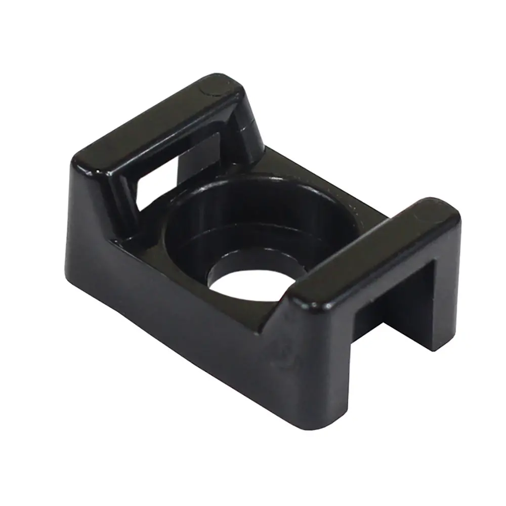 Pacer Screw Down Cable Tie Mount - #8 Screw Mount Method - Black - 100 Pack [Ctm2s8bk-100] 1
