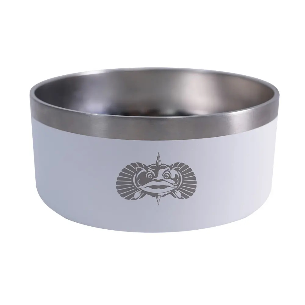 Toadfish Non-Tipping Dog Bowl - White [1052] 1