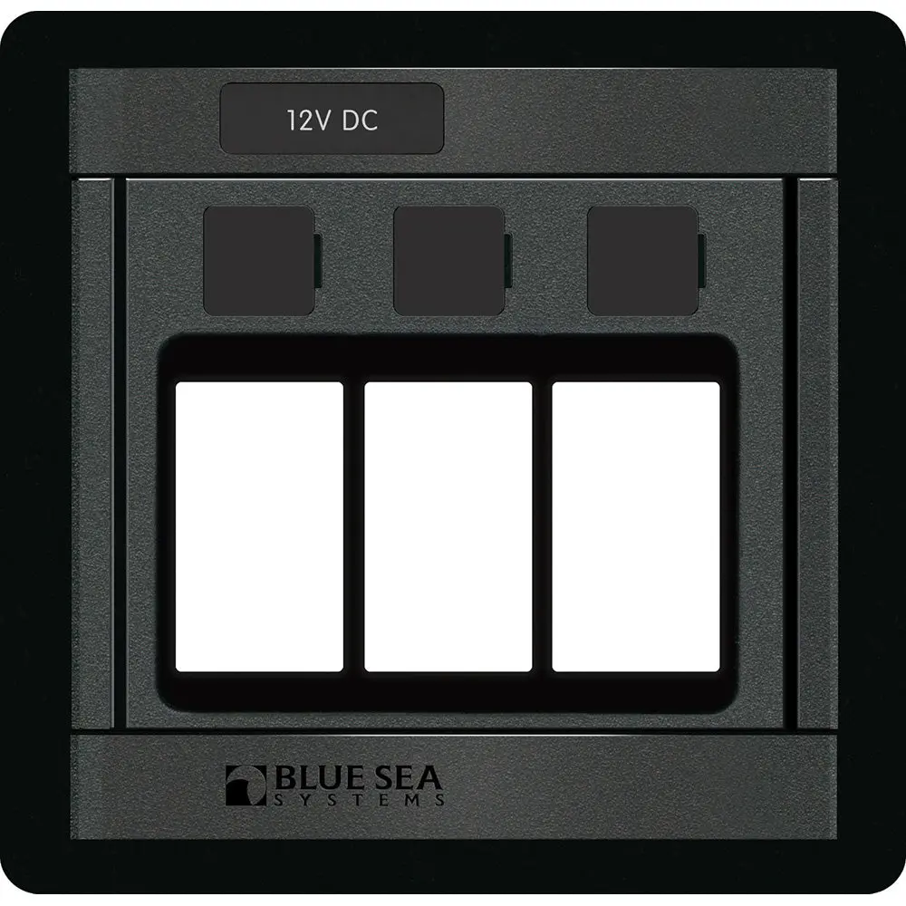 Blue Sea 1520 Remote Control Switch - 360 Panel - 3 Blank [1520] 1