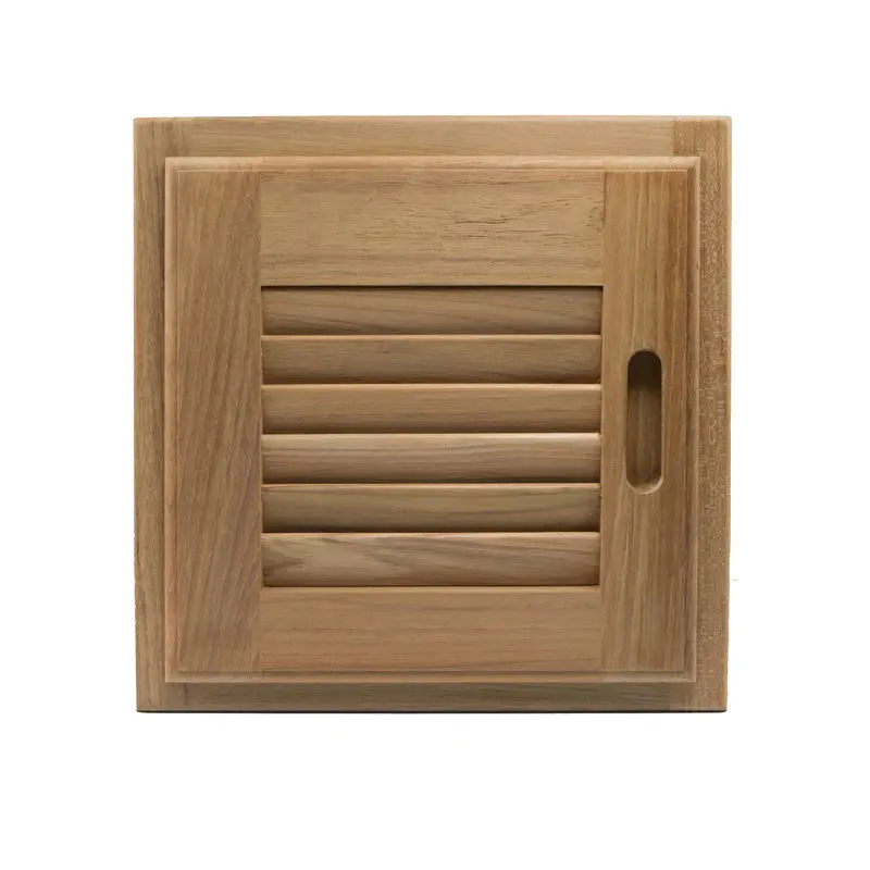 Whitecap Louvered Door & Frame Left Hand Opening 12" X 12" Part 60721 1