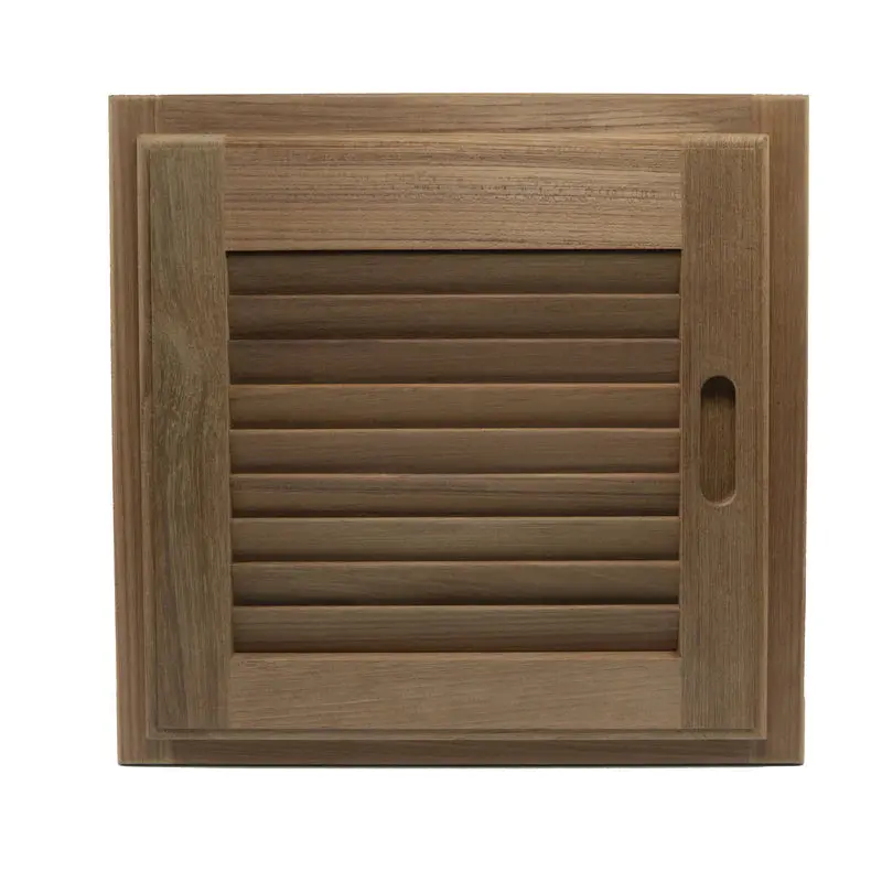 Whitecap Louvered Door & Frame Left Hand Opening 15" X 15" Part 60723 1