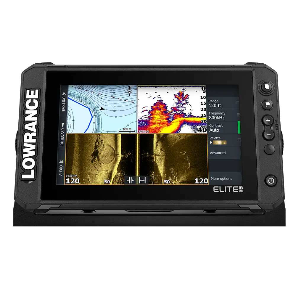Lowrance Elite Fs 9 Chartplotter/Fishfinder W/Active Imaging 3-In-1 Transom Mount Transducer [000-15692-001] 1